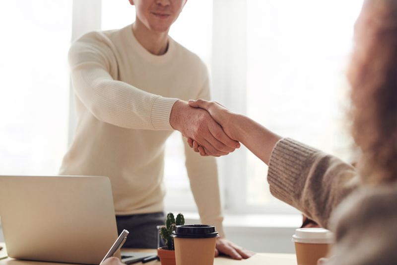 Professionals in a technology workplace